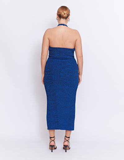 THE MARTIN KNIT DRESS | INDIGO