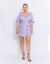 SEEKA LINEN TWIST DRESS | LILAC