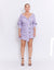 SEEKA LINEN TWIST DRESS | LILAC