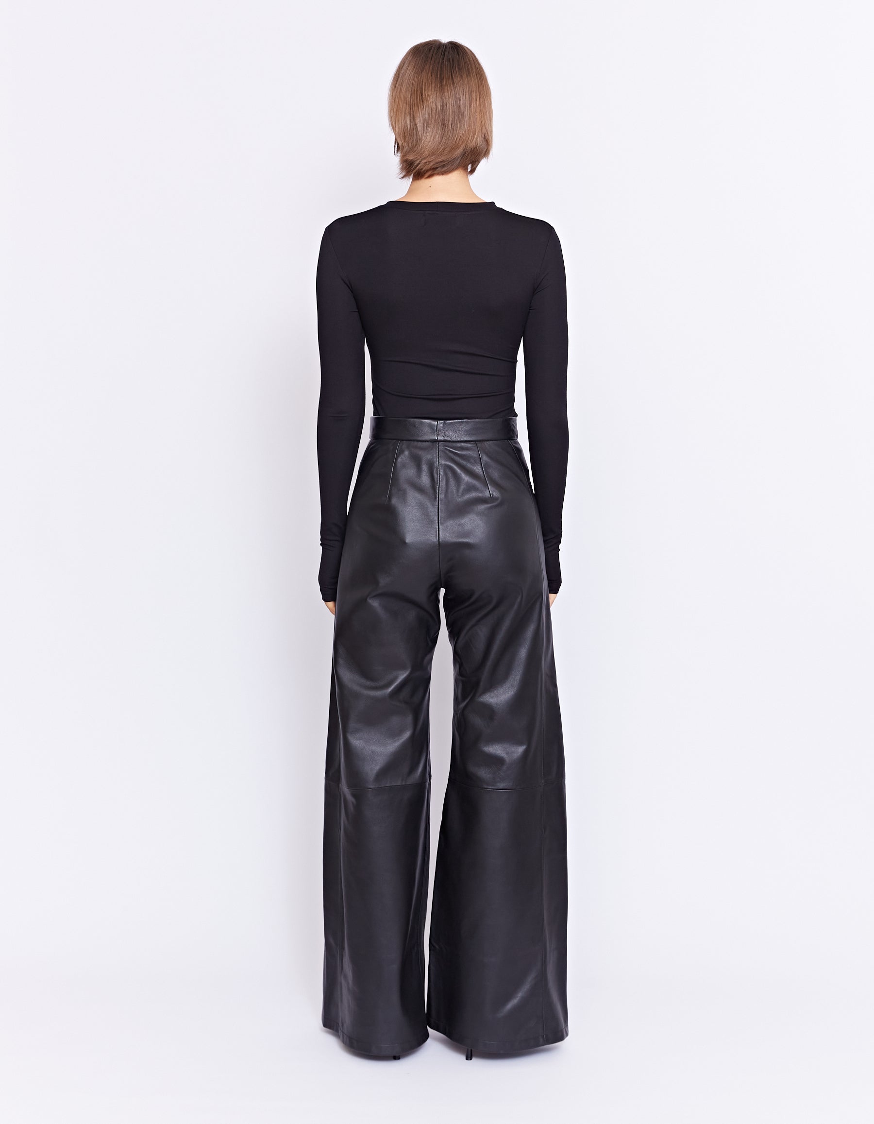 Sirens Faux Leather High Rise Pant