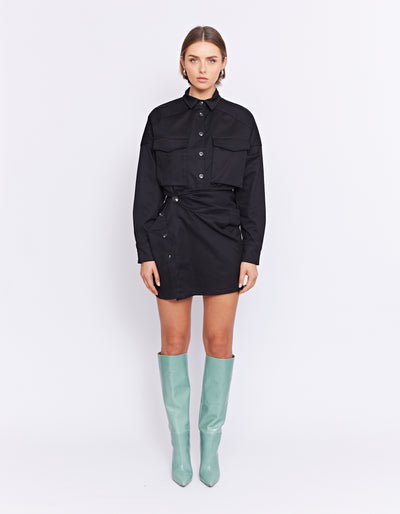 FORBES MINI DRESS | BLACK