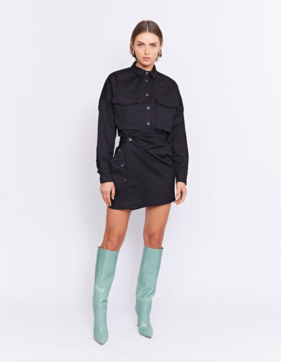 FORBES MINI DRESS | BLACK