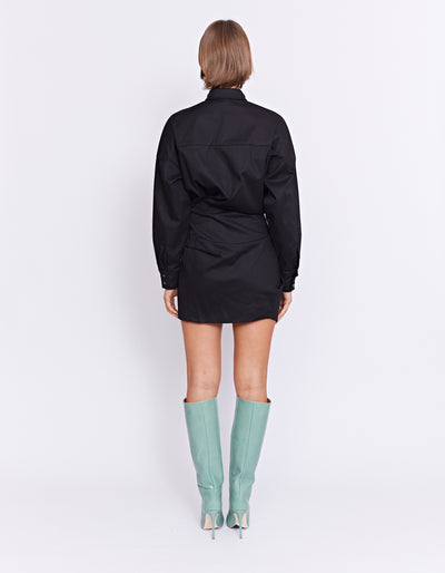 FORBES MINI DRESS | BLACK