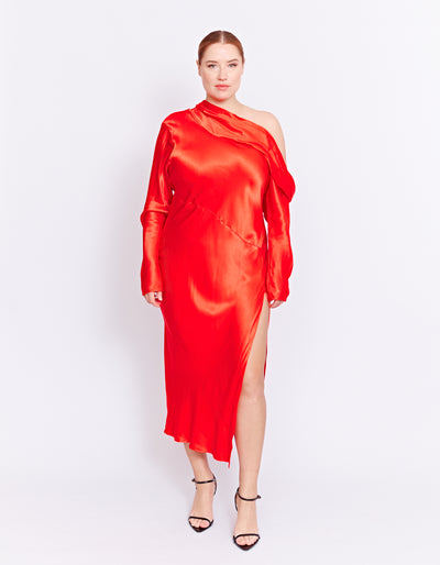 SUKIE MIDI DRESS | CAPSICUM