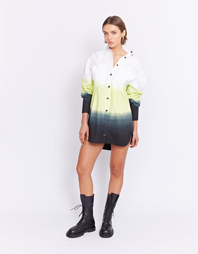 THEO HAND DYED SHIRT DRESS