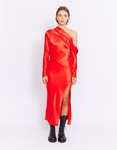 SUKIE MIDI DRESS | CAPSICUM