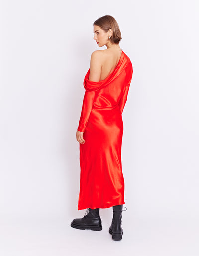 SUKIE MIDI DRESS | CAPSICUM