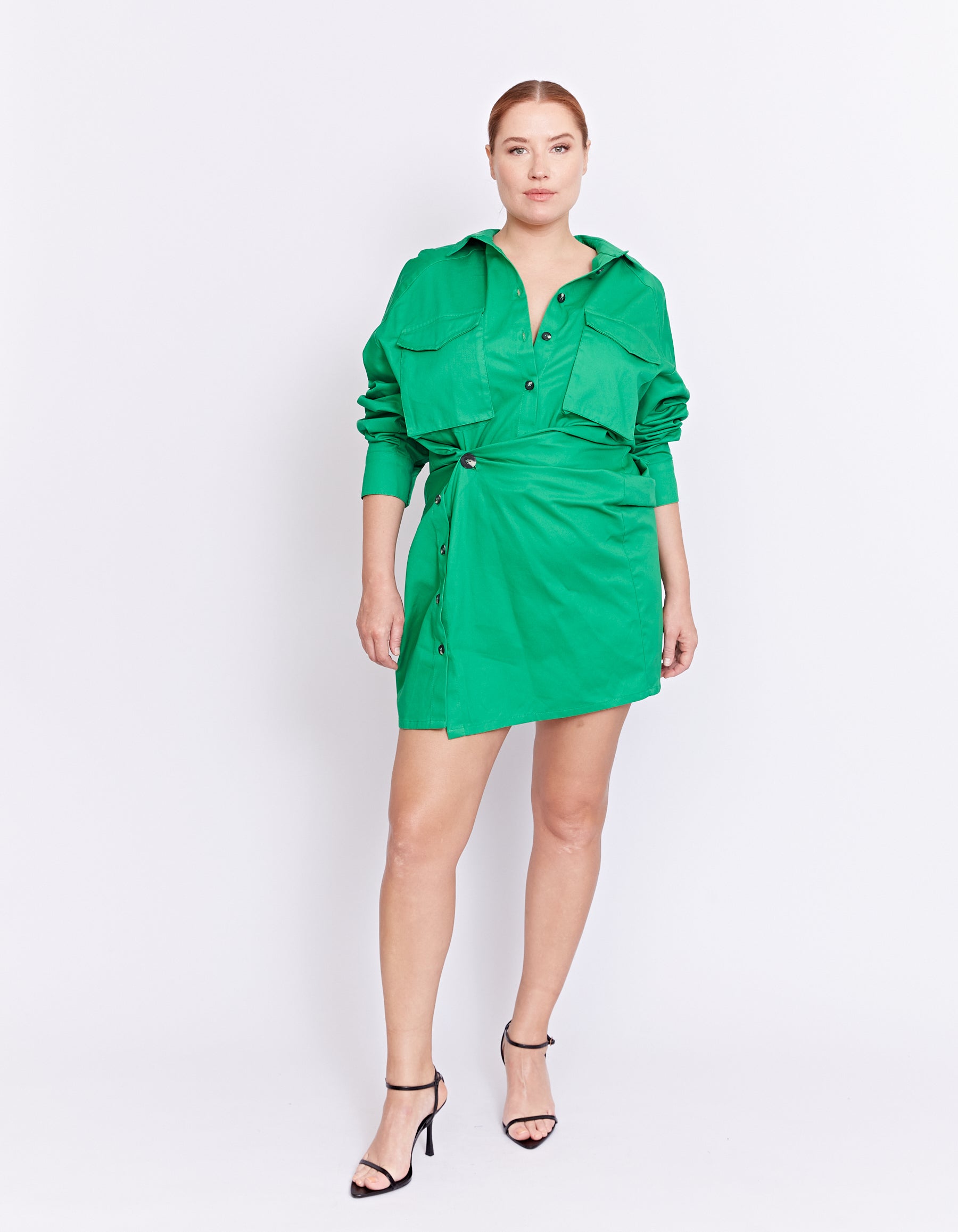 FORBES MINI DRESS | LEAF