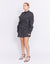 FENTON TWIST DRESS | BLACK STRIPE