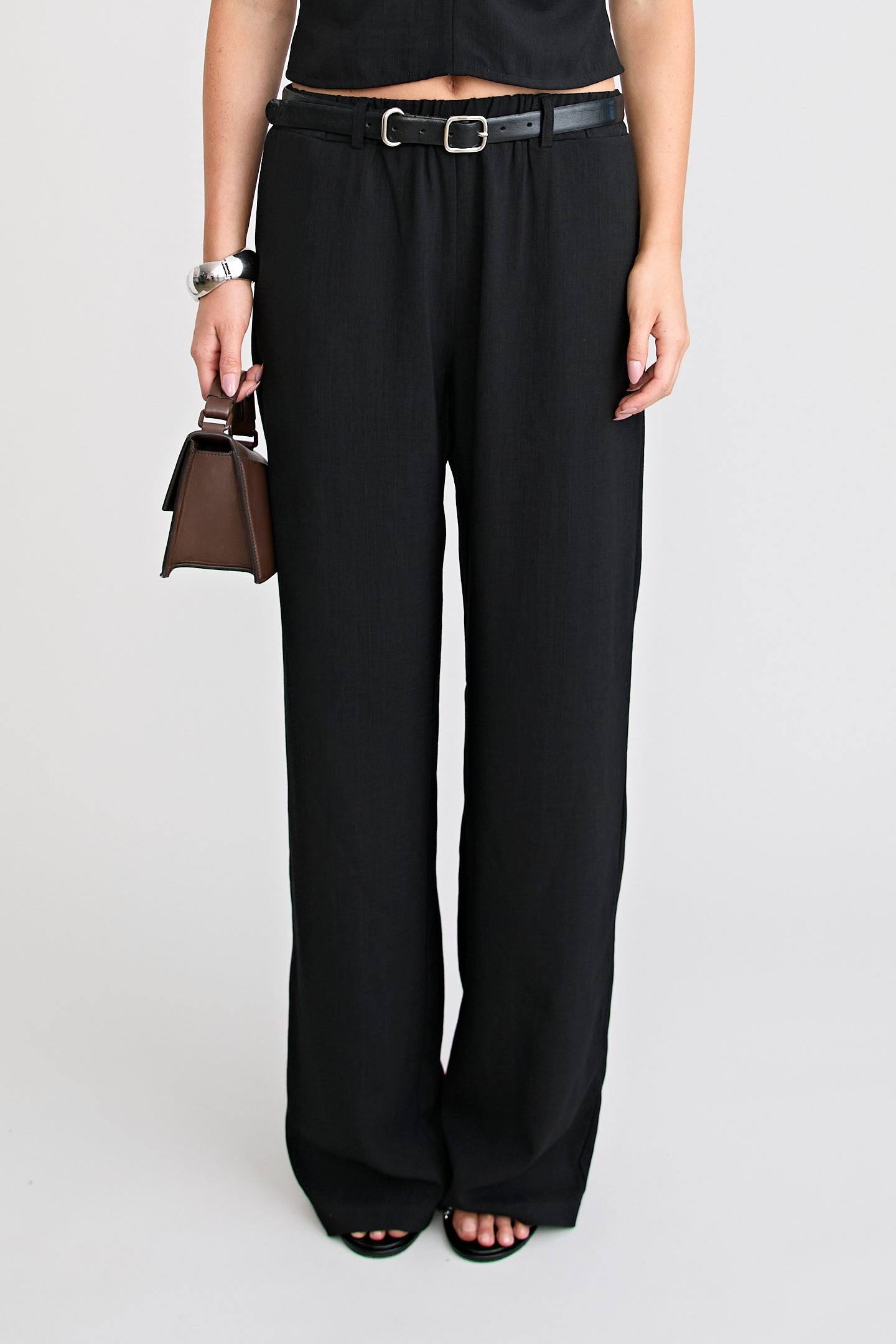 PINO WIDE LEG PANT | BLACK
