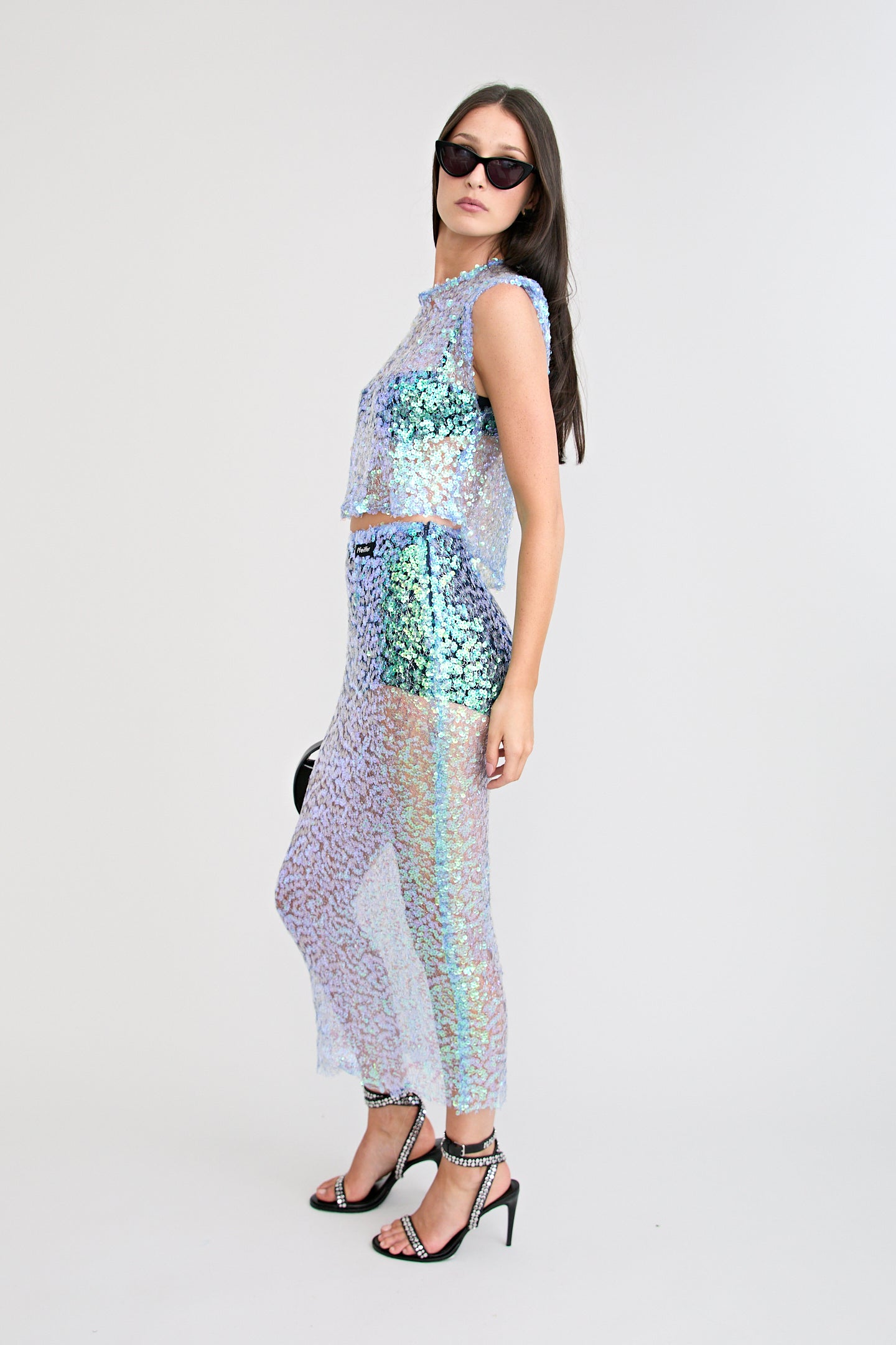 DELPHINE SKIRT | AQUAMARINE