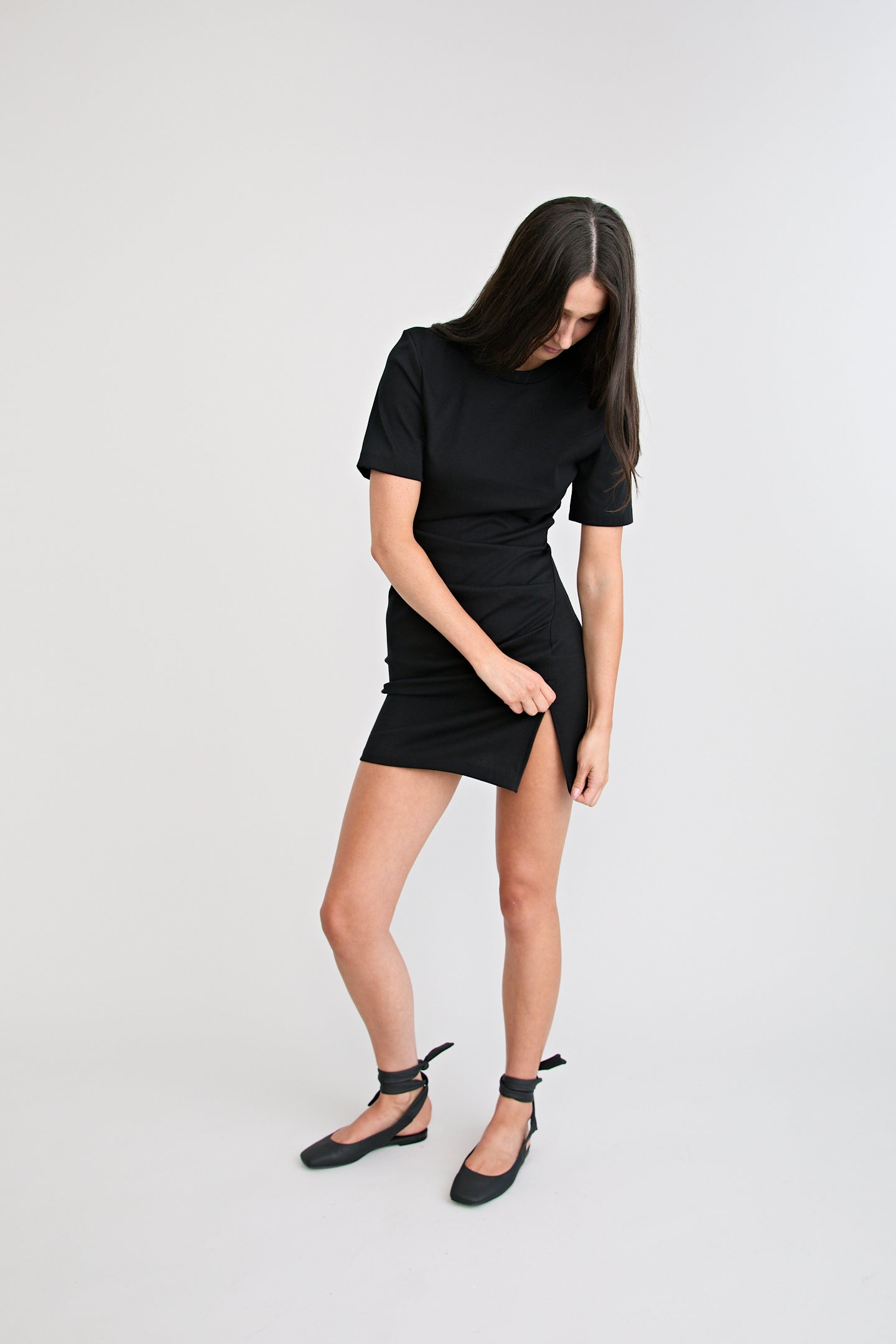 MINI PORTIA DRESS | BLACK