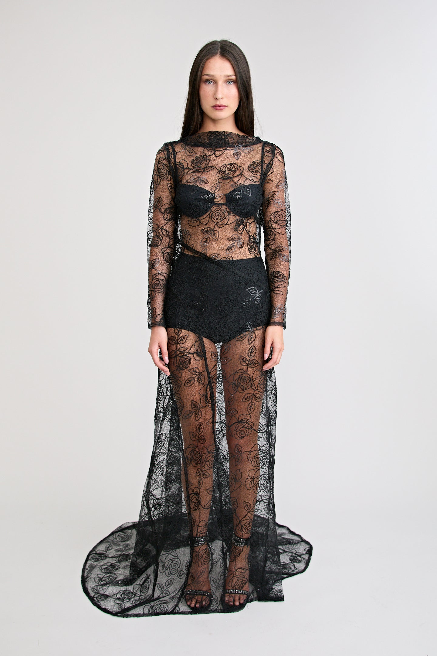 THE RIKI GOWN | BLACK