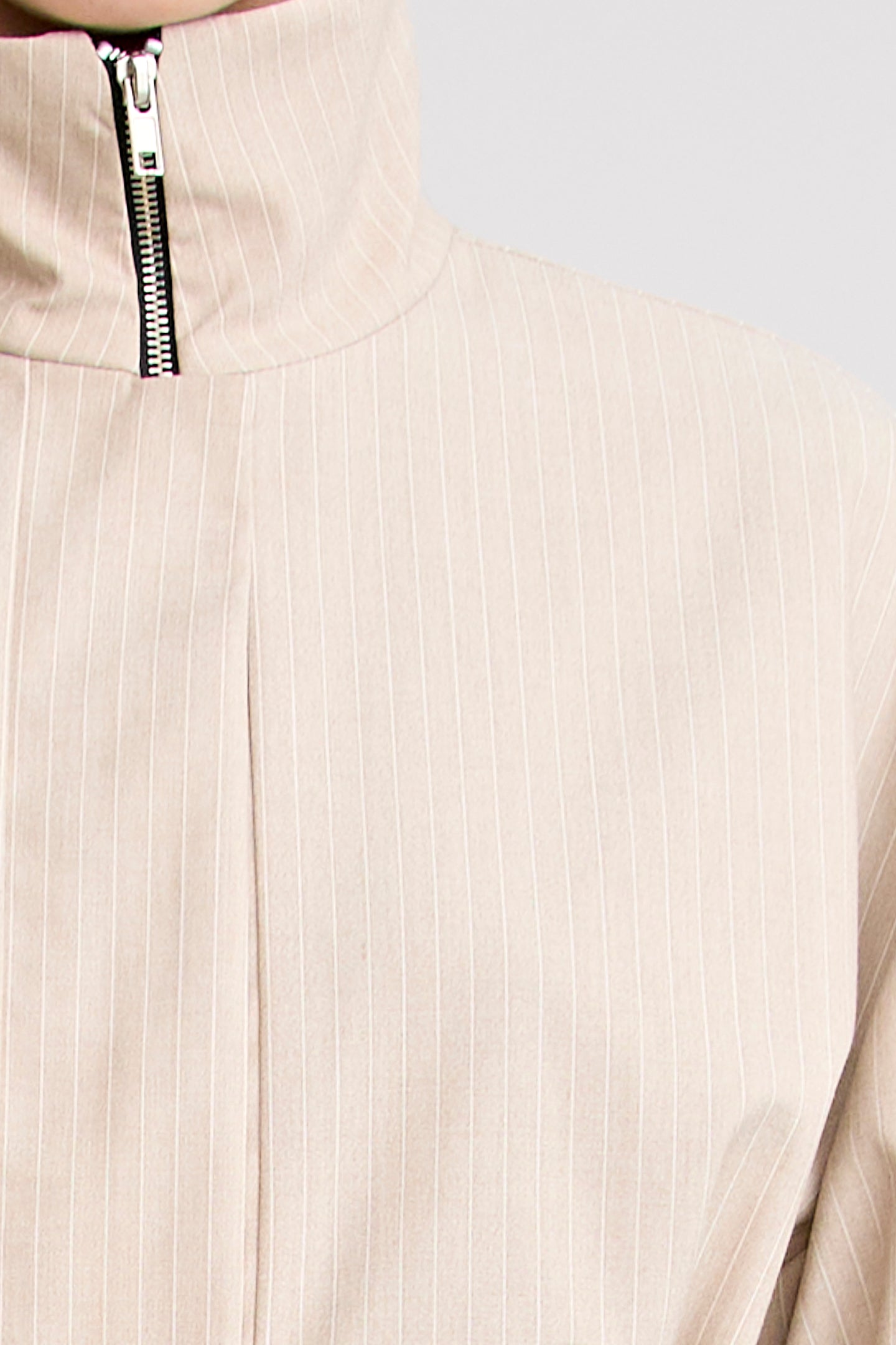ZENA BOMBER JACKET | BEIGE