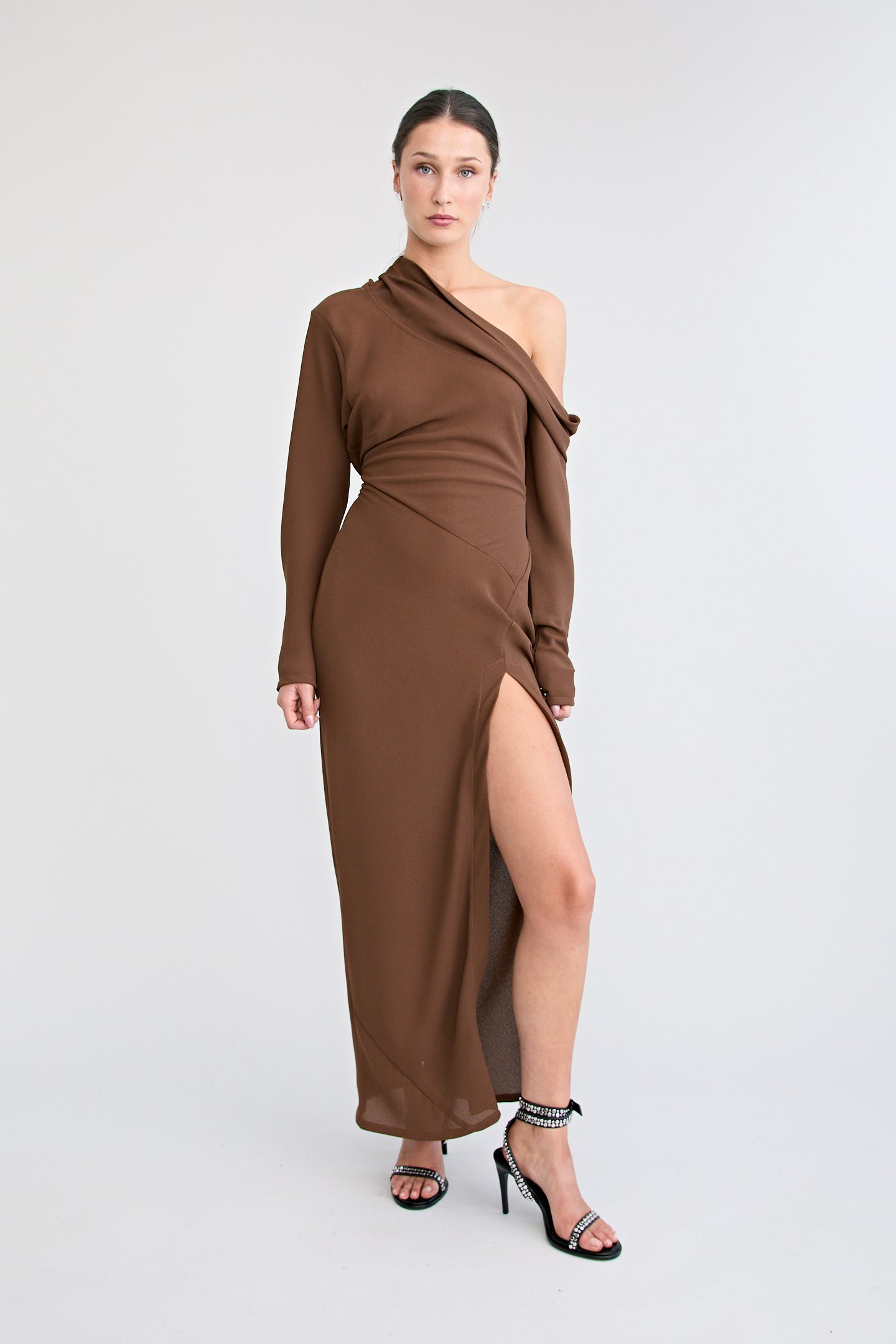 THE ROMEO DRESS | CHOCOLATE