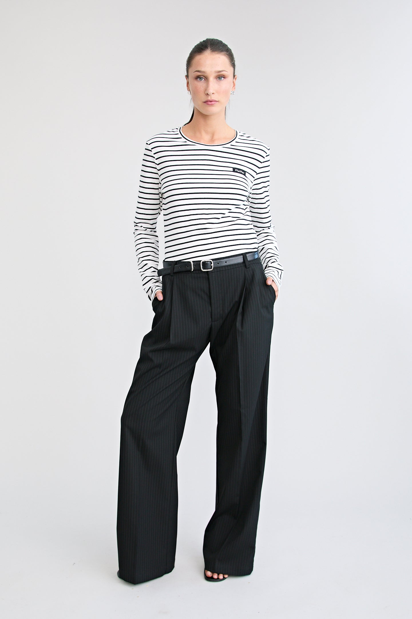ZENA MANSTYLE PANT | BLACK