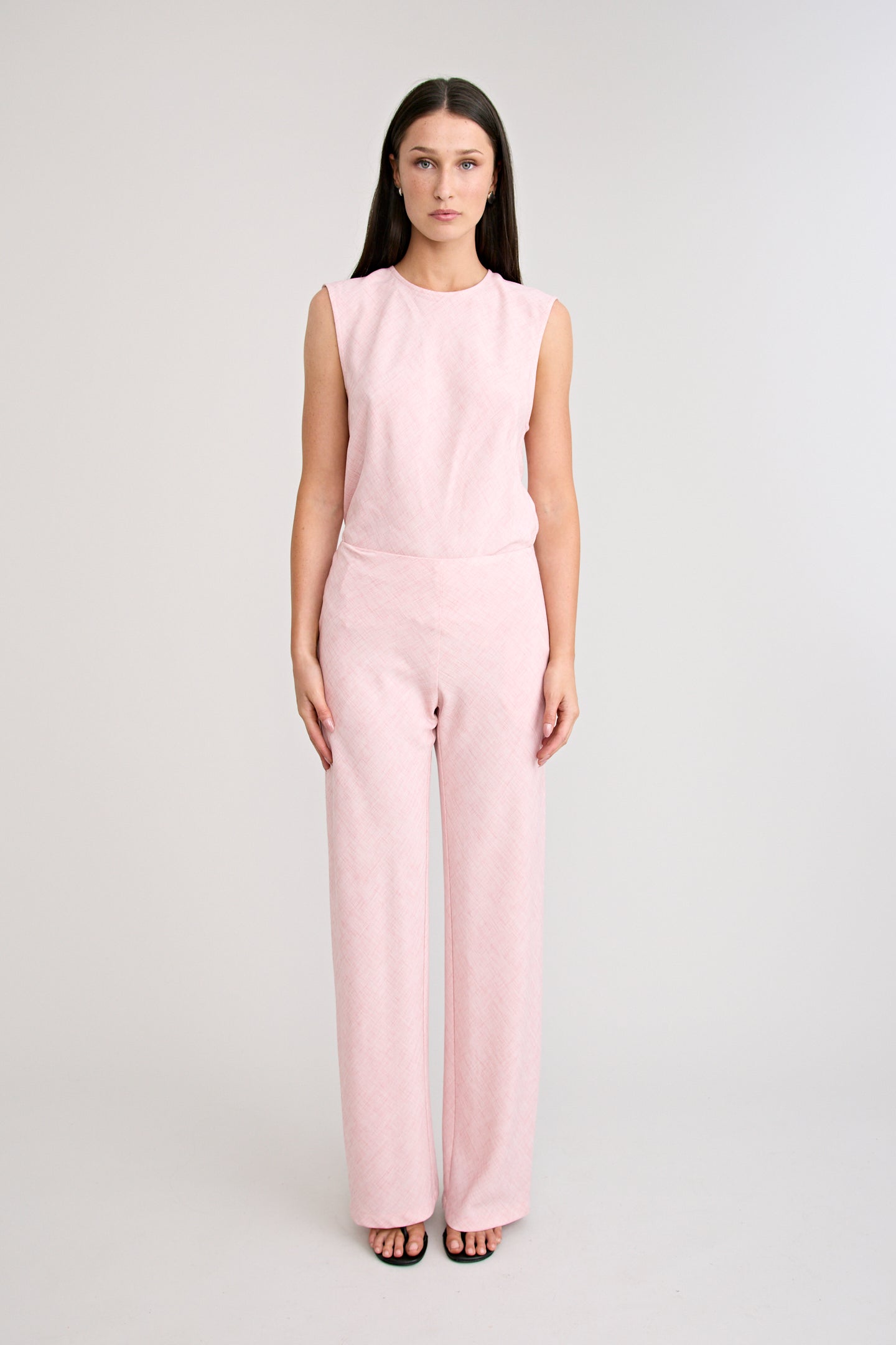 PINO BIAS CUT PANT | PINK