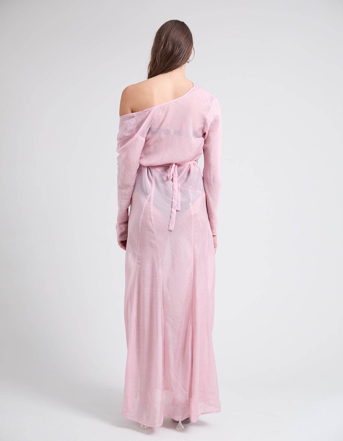 TERRAZZA SHEER GOWN | PINK