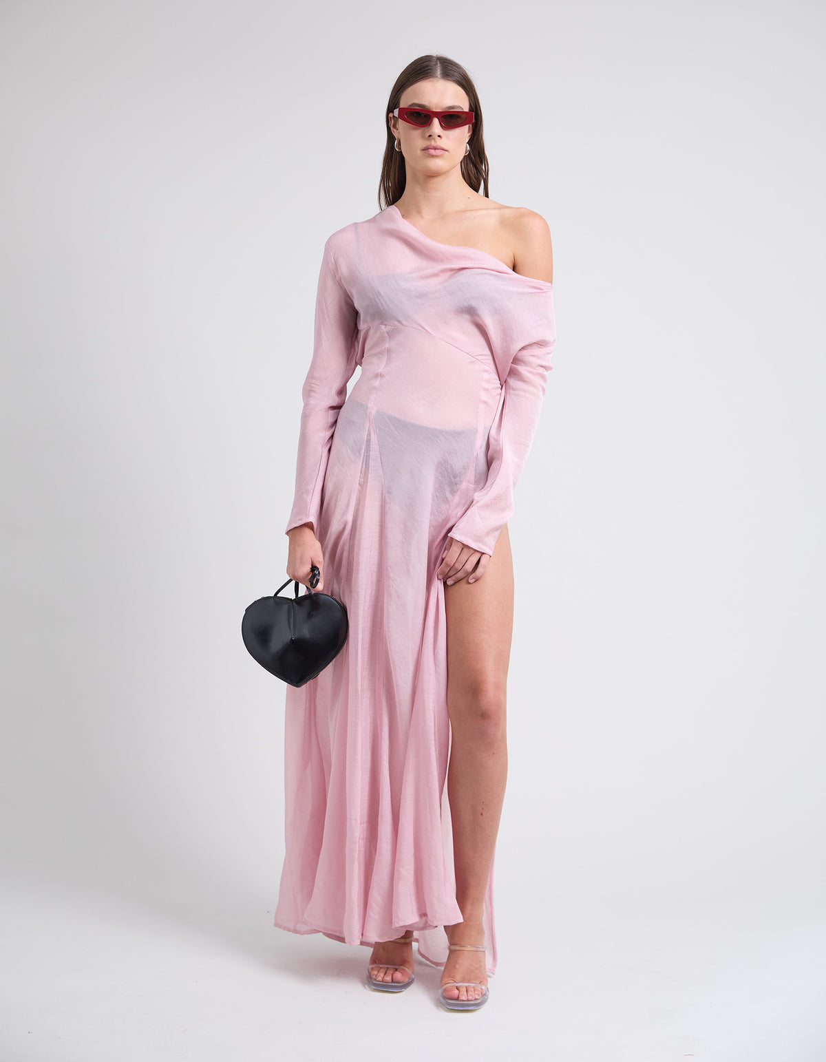 TERRAZZA SHEER GOWN | PINK