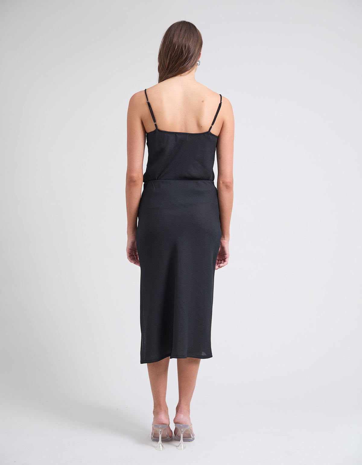 GIANNI MIDI SKIRT | BLACK