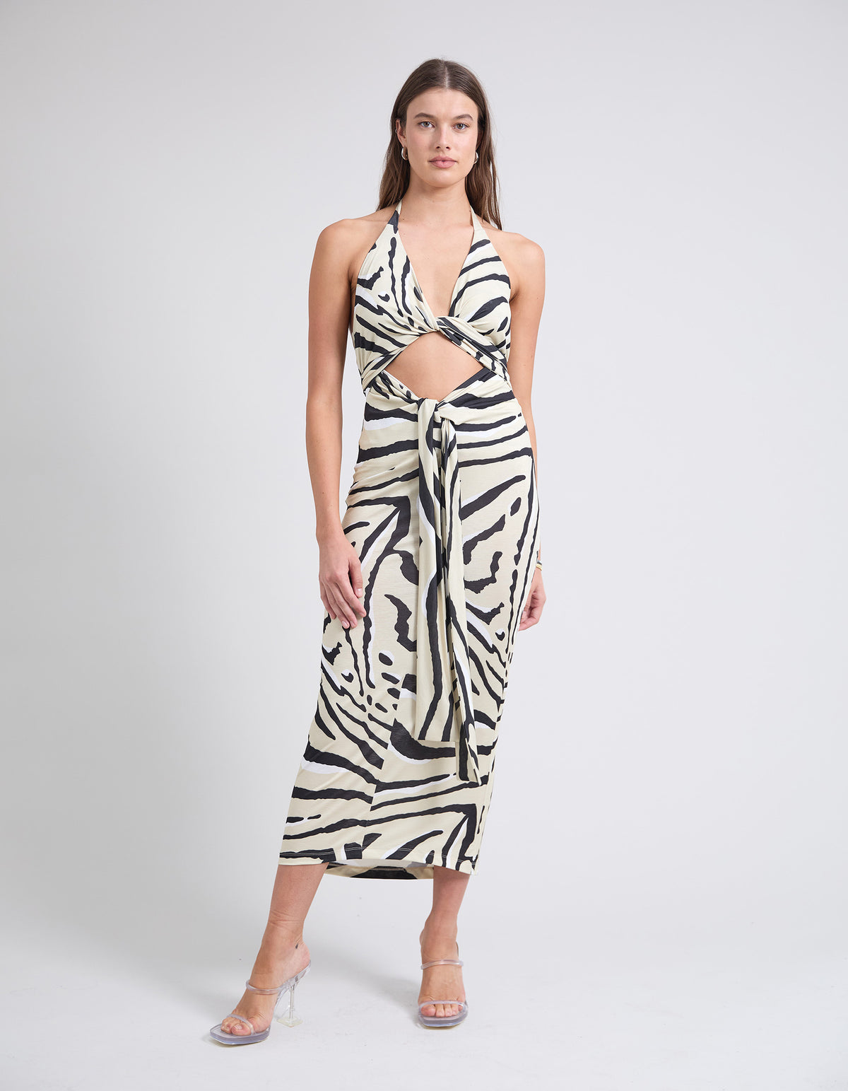 TOCA TIE UP DRESS | ZEBRA