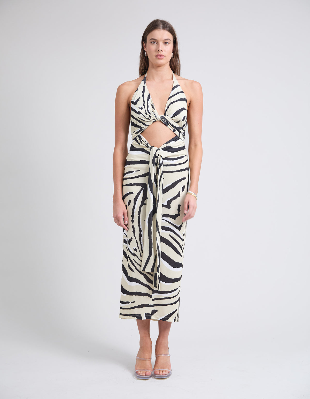 TOCA TIE UP DRESS | ZEBRA