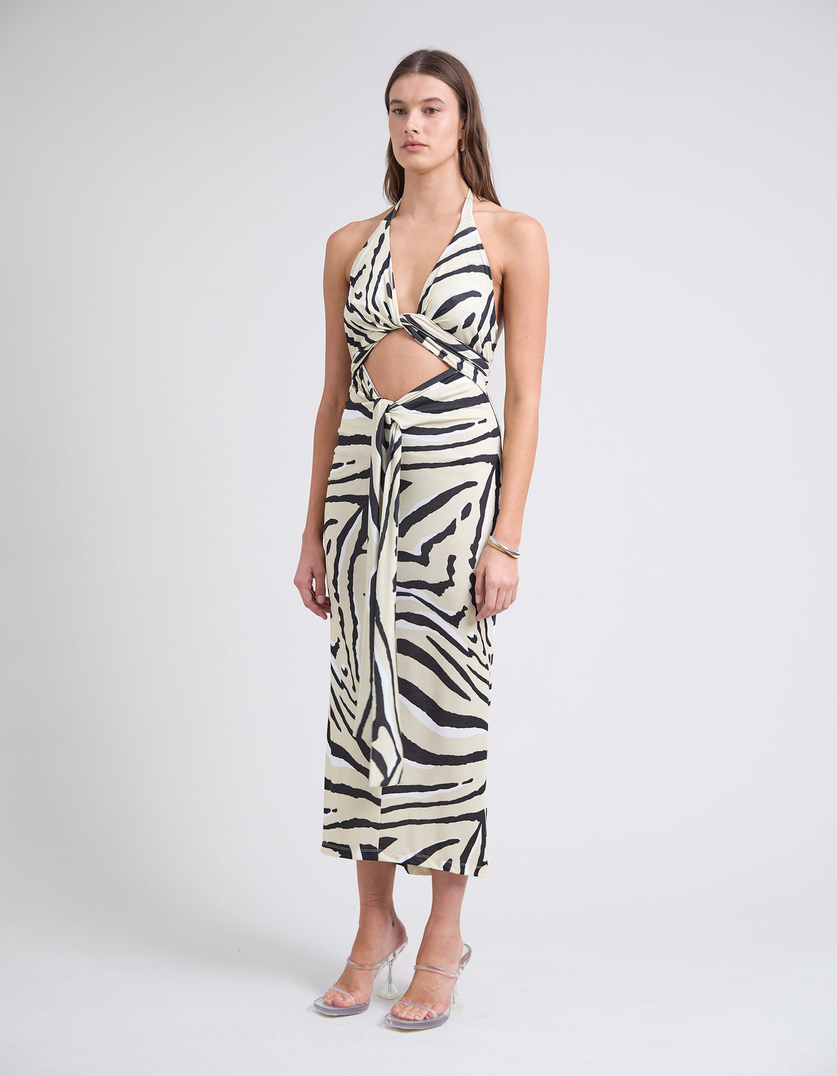 TOCA TIE UP DRESS | ZEBRA