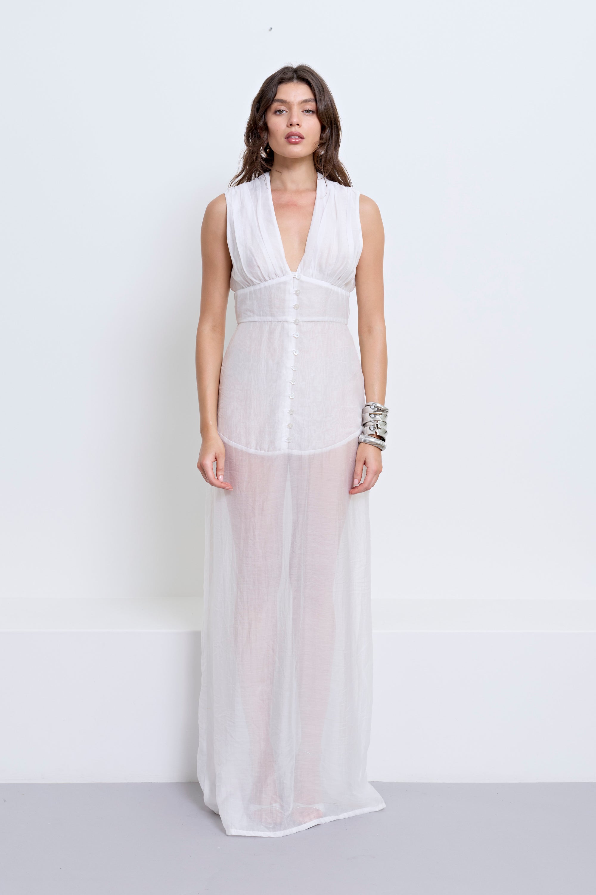 ADELPHI DRESS | POWDER