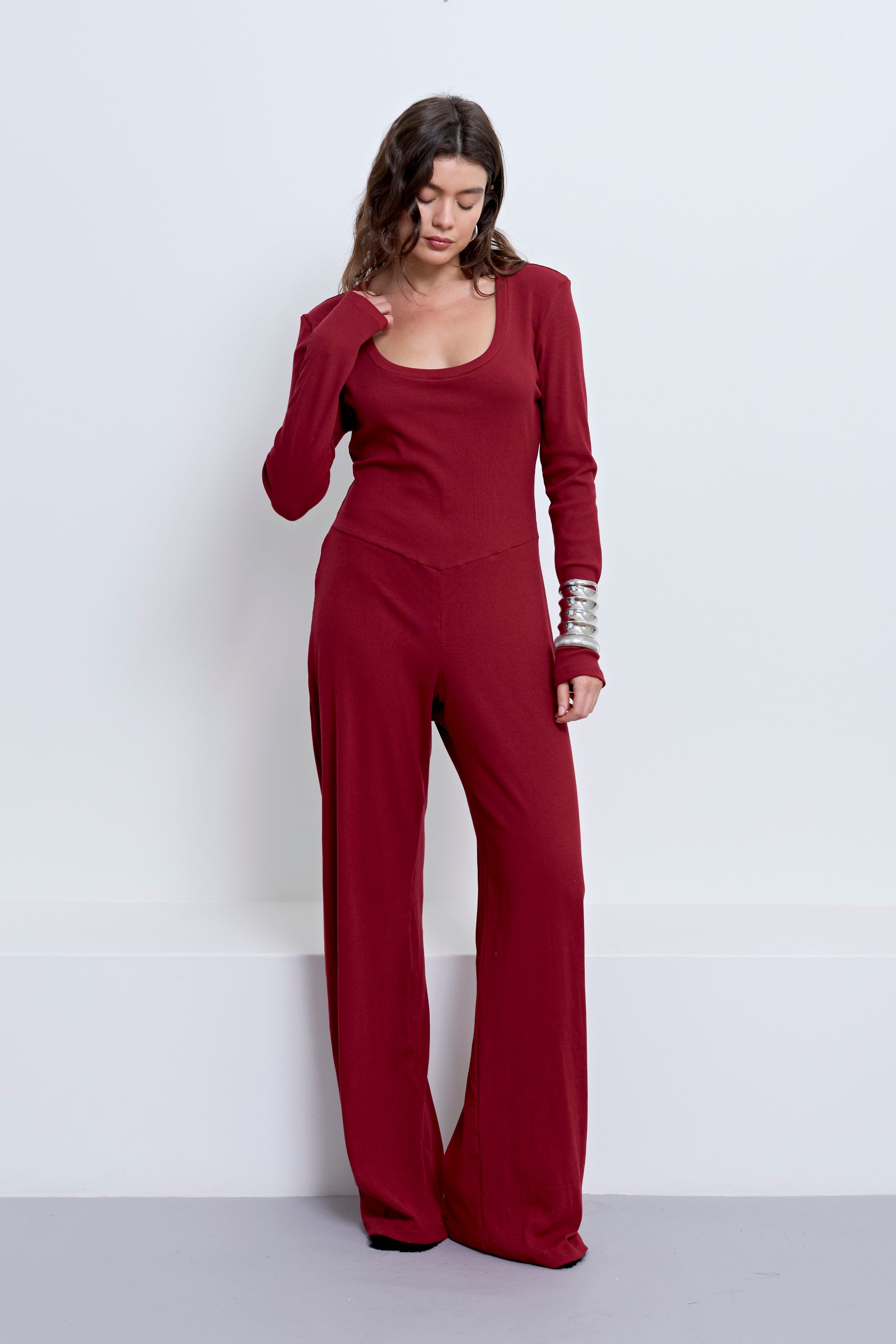 BISCAYNE JUMPSUIT | SANGRIA