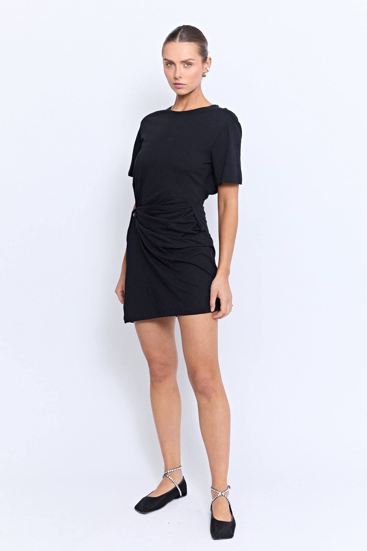 ESSO TWIST DRESS | BLACK