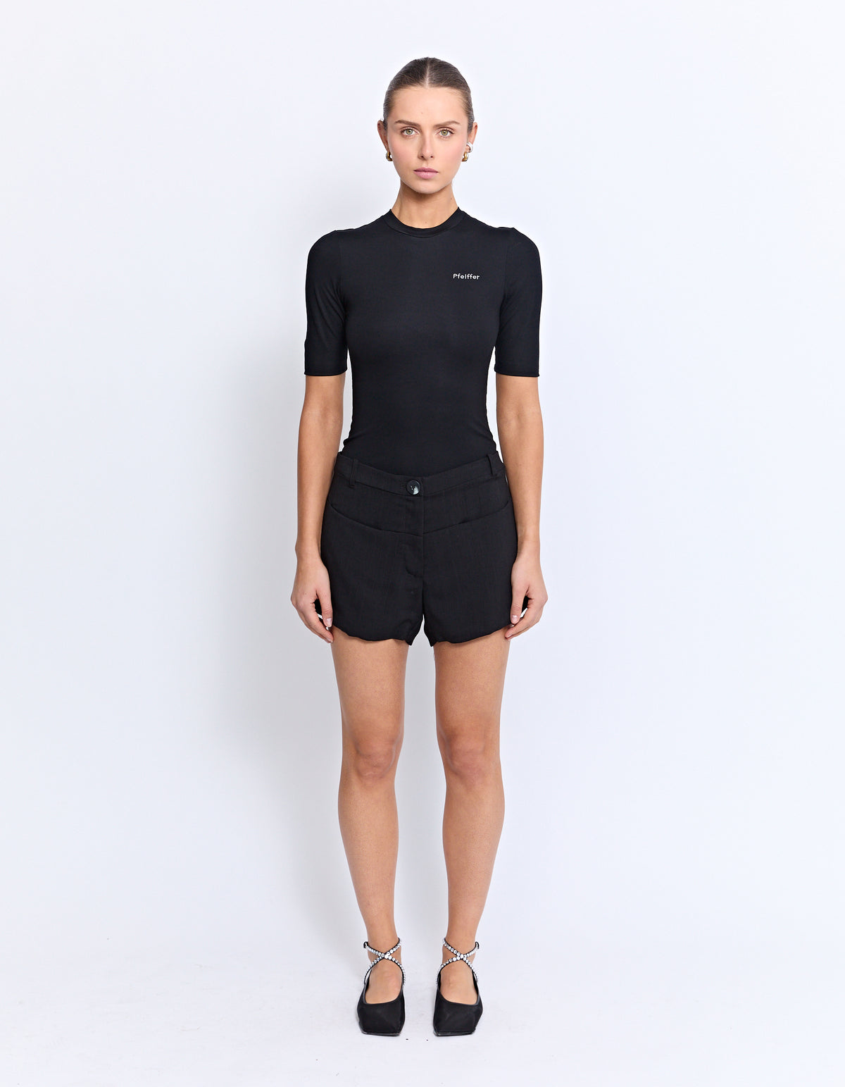 PINO TAILORED SHORT | BLACK