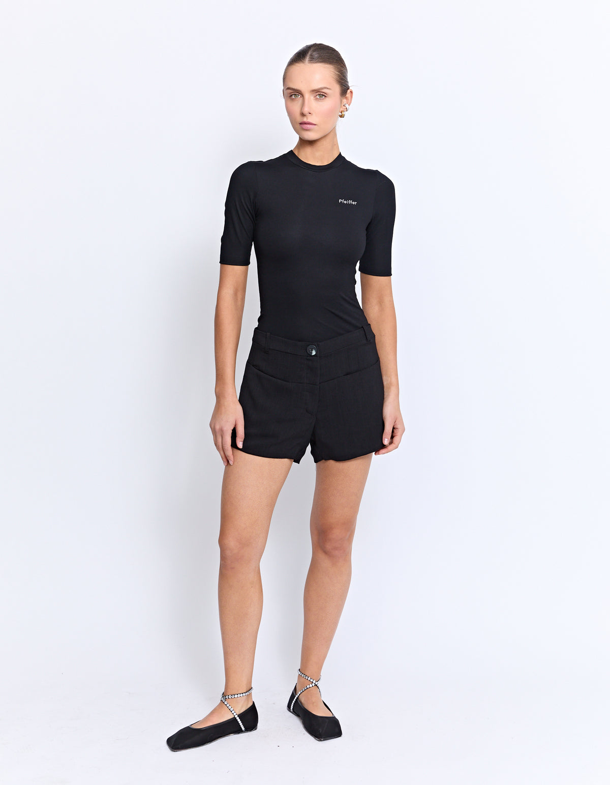 PINO TAILORED SHORT | BLACK