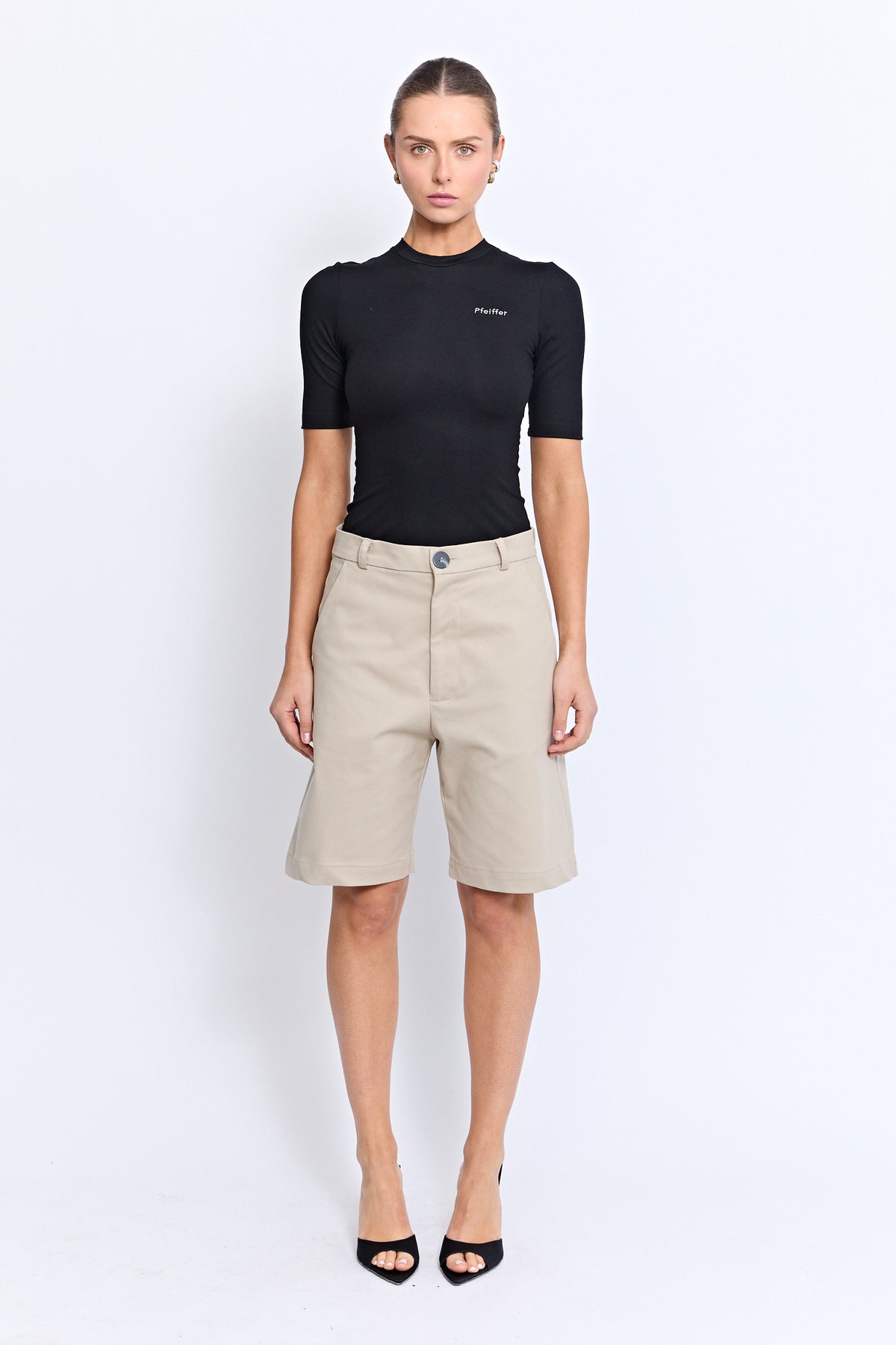 LOURDES BERMUDA SHORT | SAND