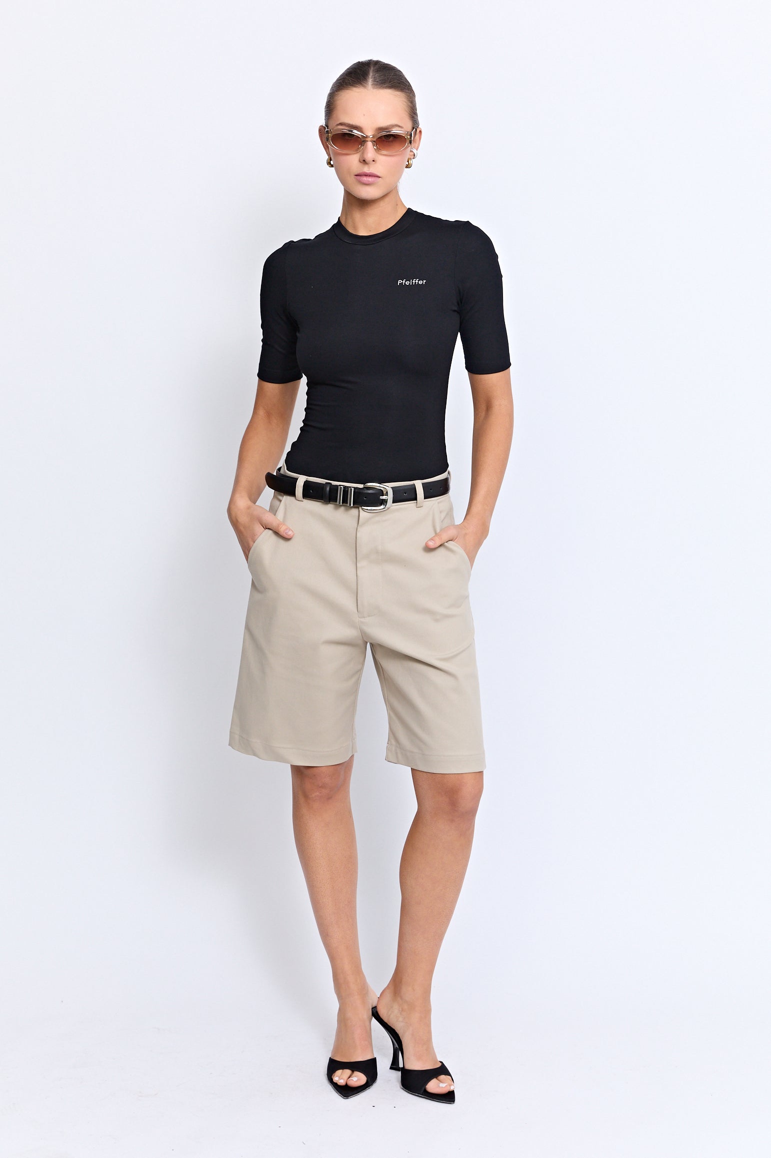 LOURDES BERMUDA SHORT | SAND