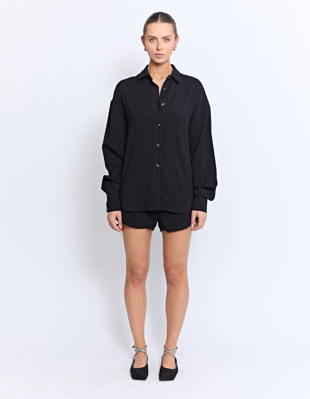 PINO TAILORED SHORT | BLACK