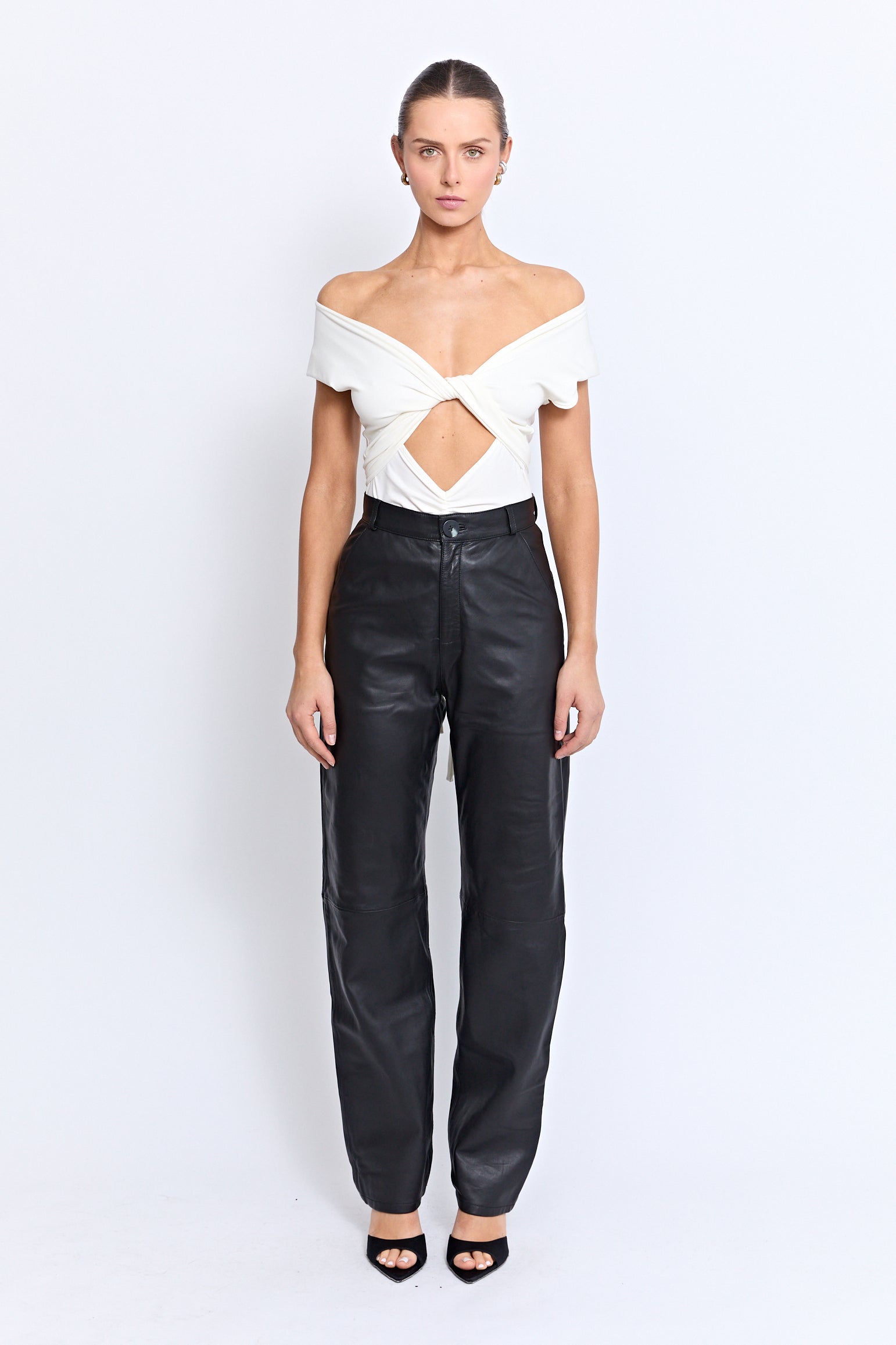 PIAF LEATHER PANT | BLACK