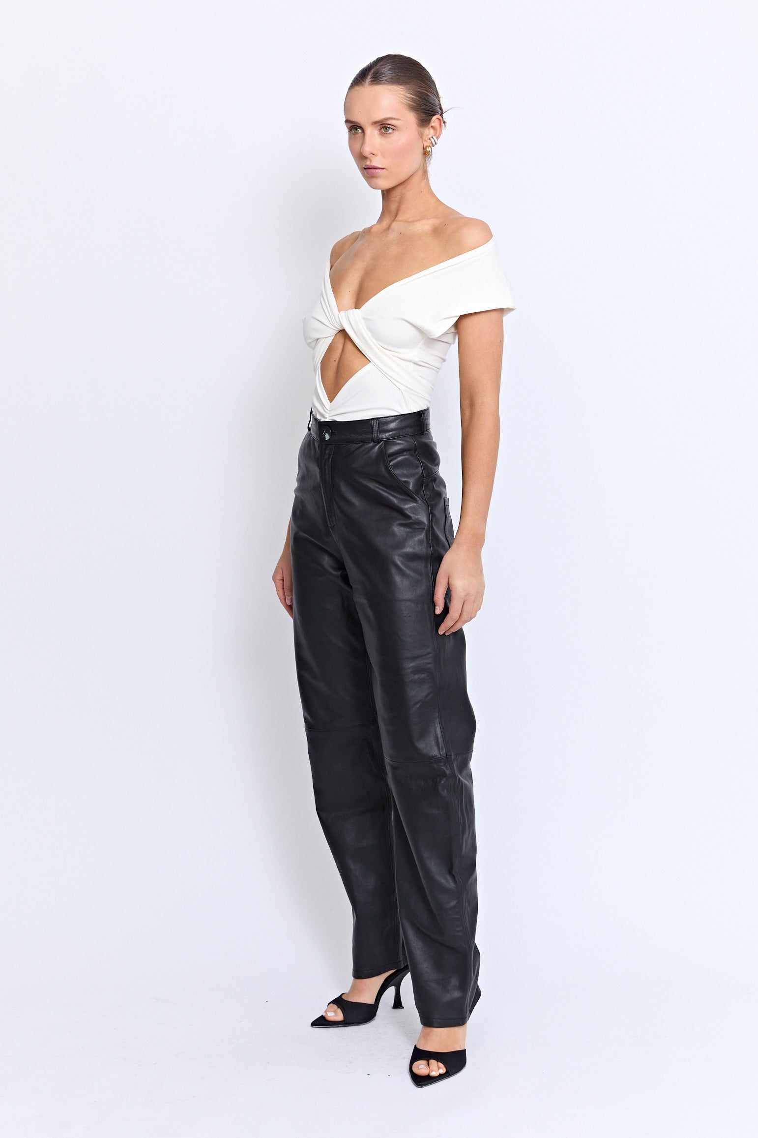 PIAF LEATHER PANT | BLACK