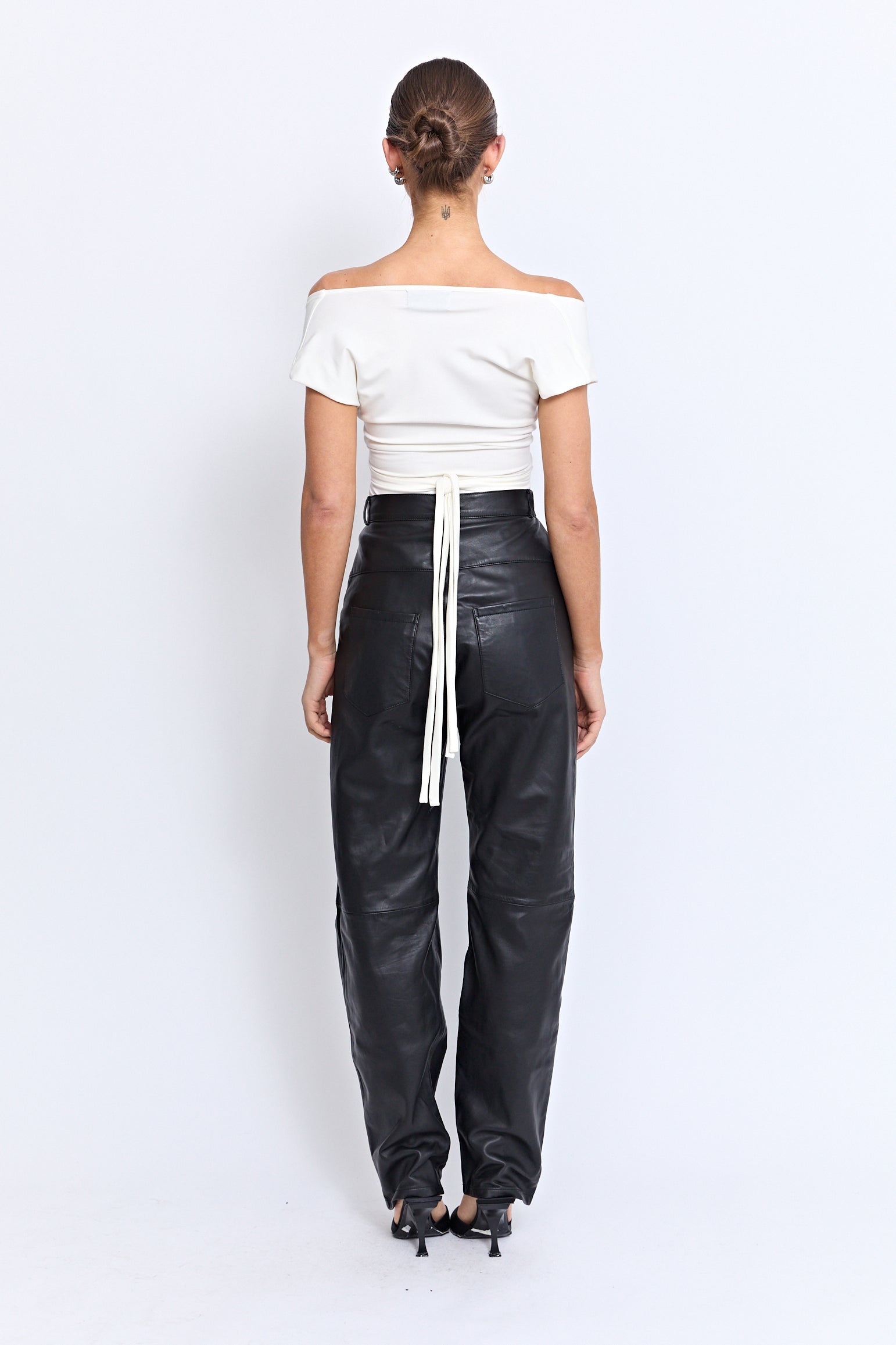 PIAF LEATHER PANT | BLACK