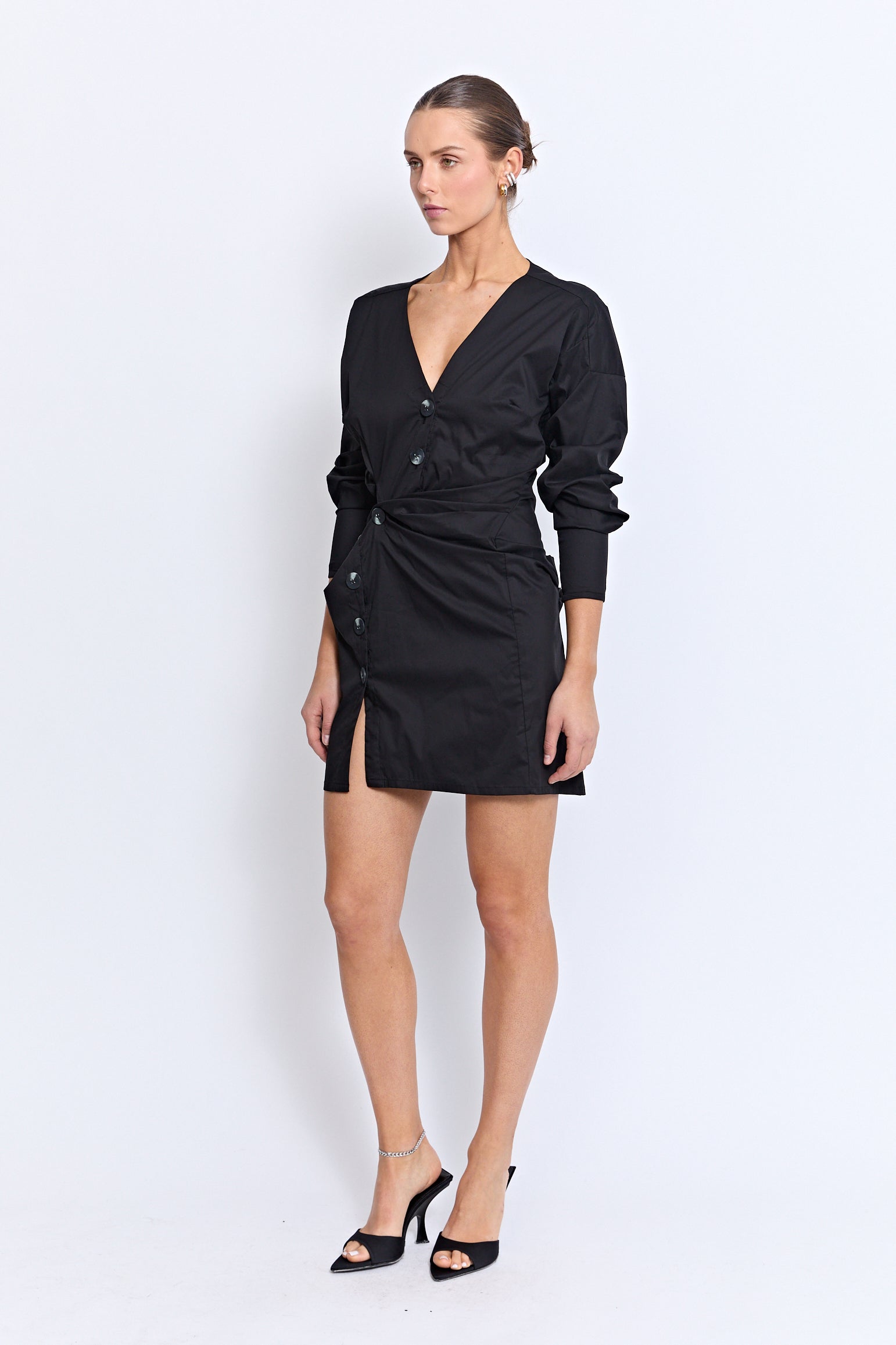 LAUTREC TWIST DRESS| BLACK