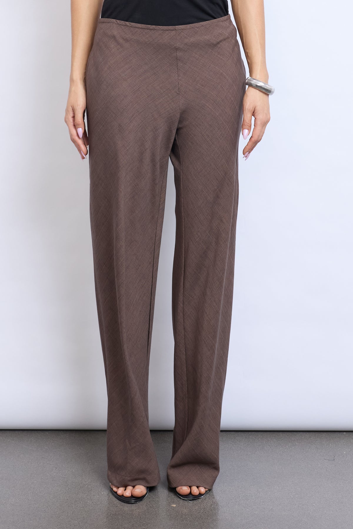 PINO BIAS CUT PANT | CHOCOLATE