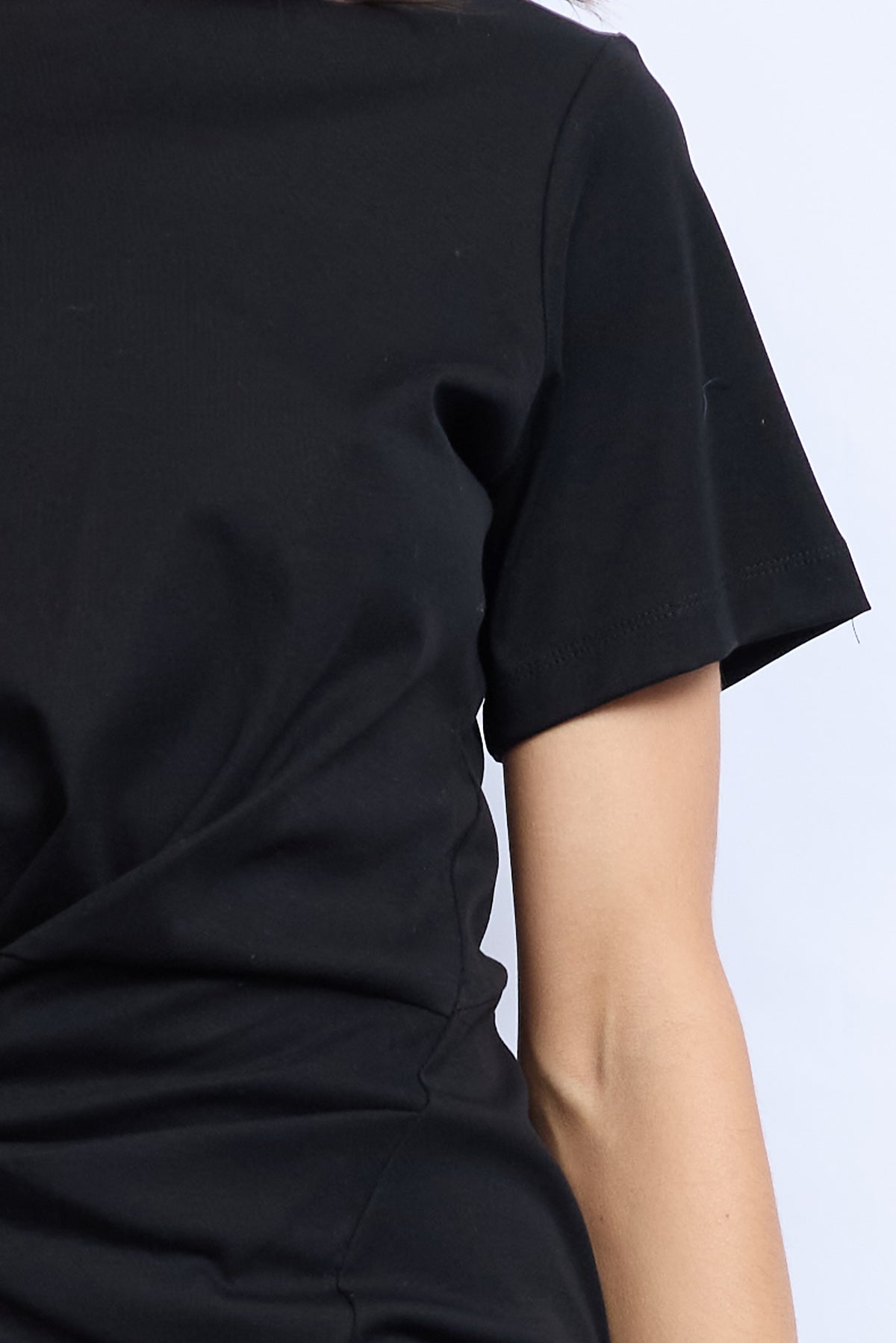 LUCCA TWIST DRESS | BLACK
