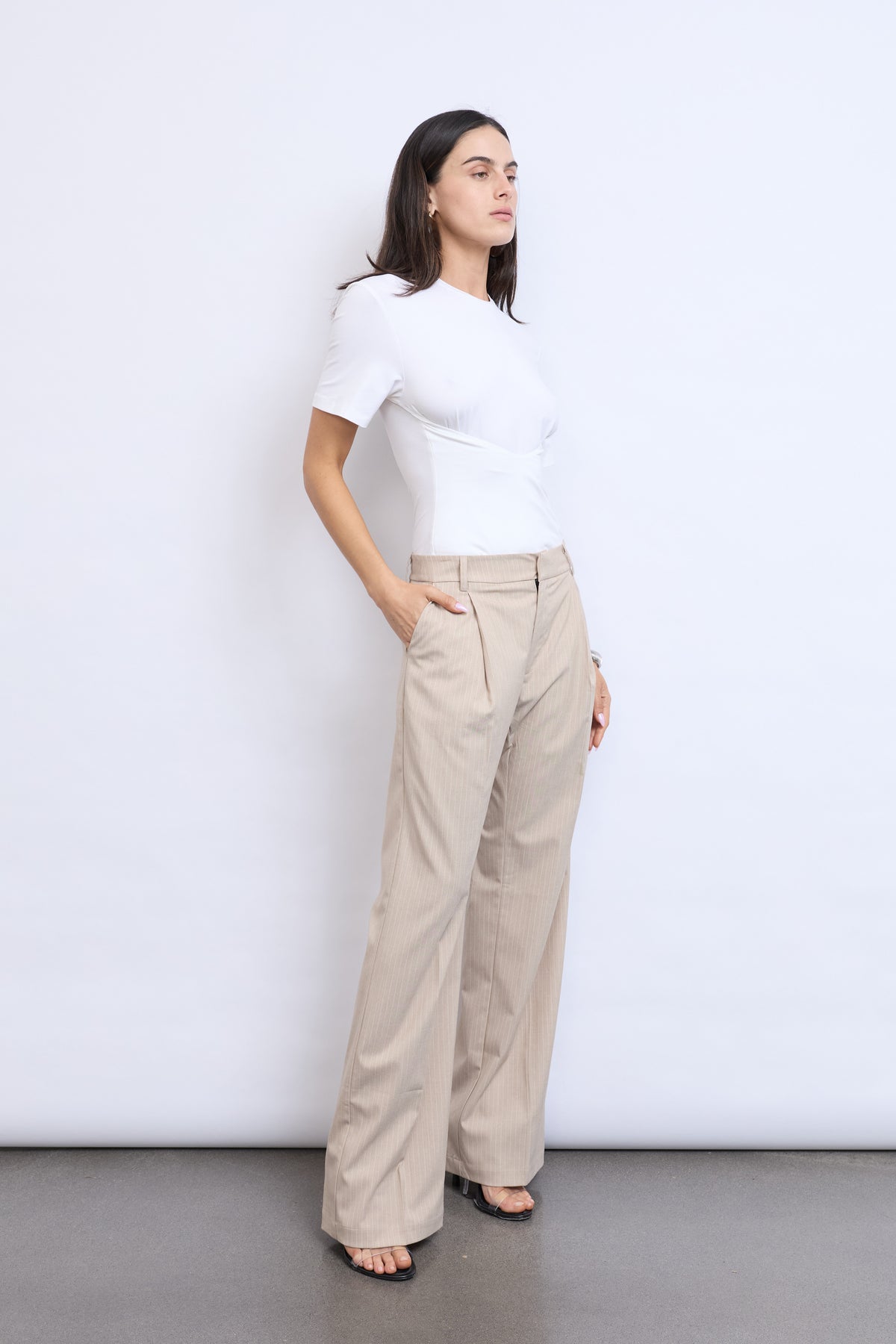 ZENA MANSTYLE PANT | BEIGE