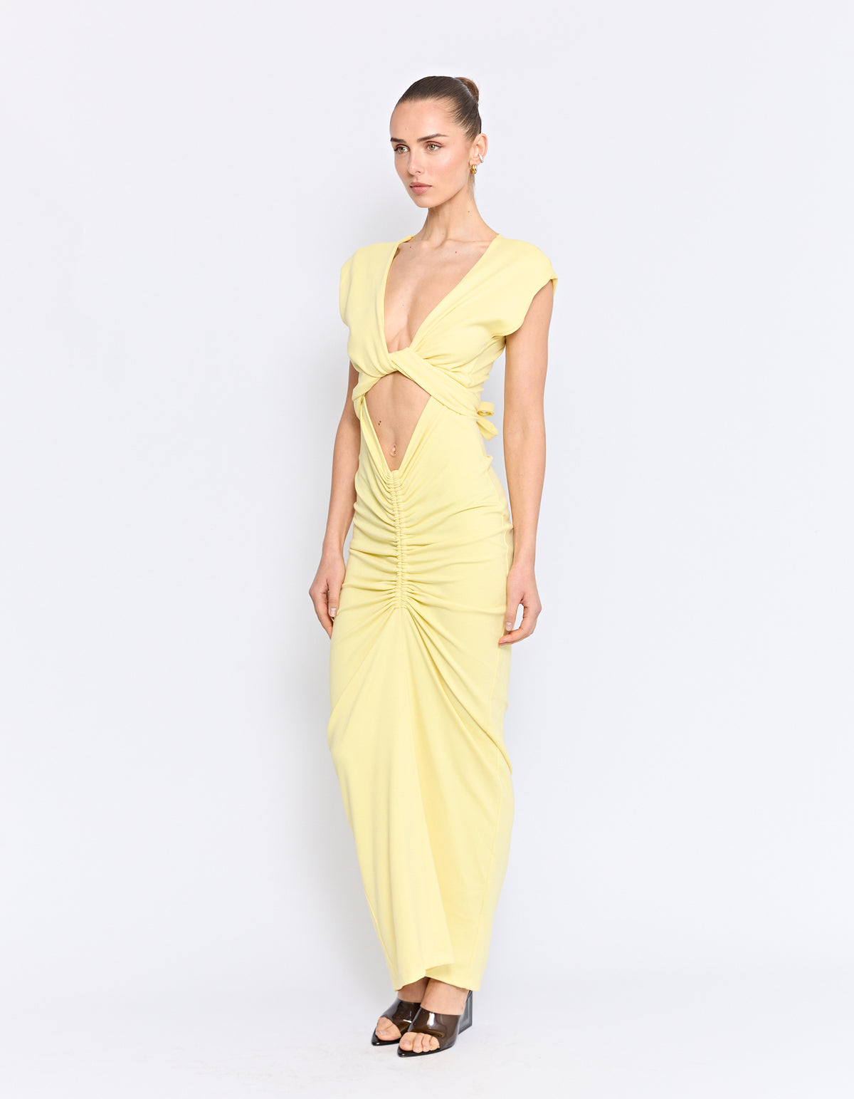 PFEIFFER x GIRLS WITH GEMS EXCLUSIVE | RAMOS DRESS | LEMON