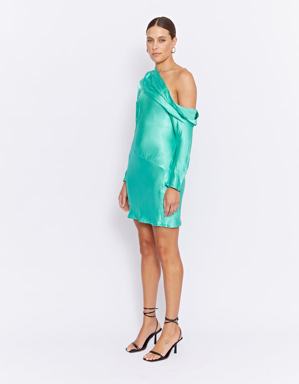 YAZMIN MINI DRESS | GREEN - PFEIFFER