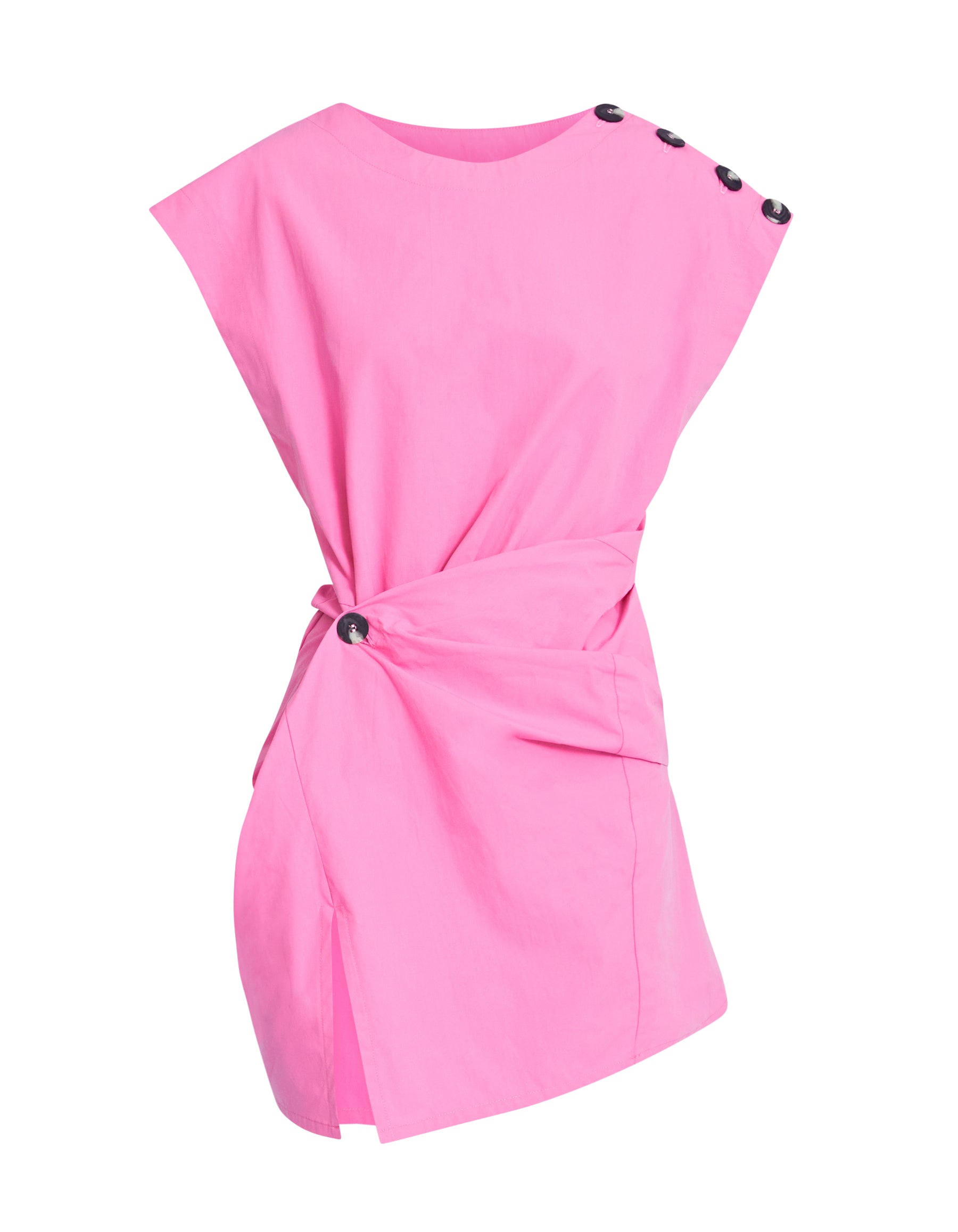 GRENADA MINI TWIST DRESS | PINK