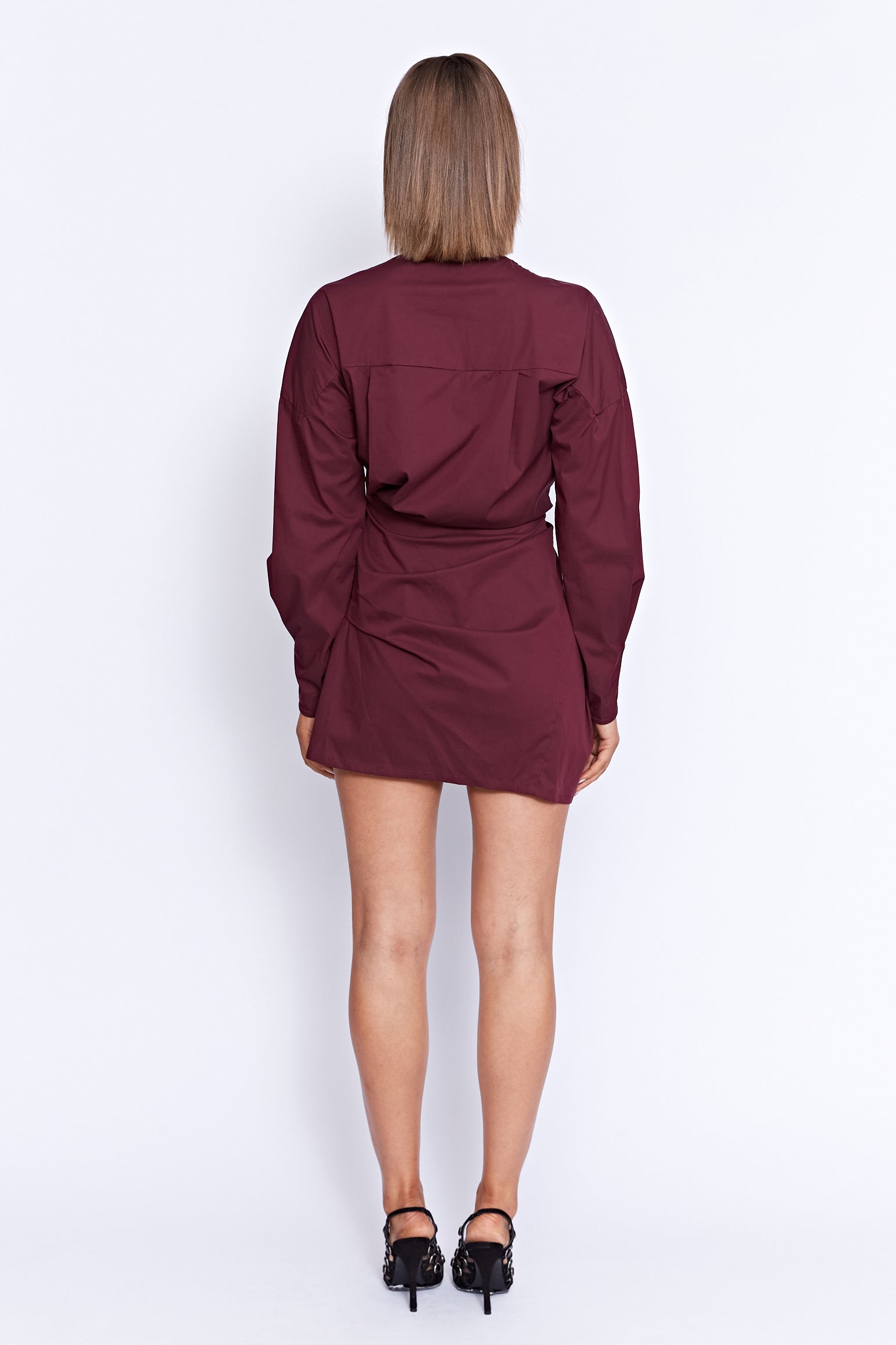 LAUTREC TWIST DRESS | WINE