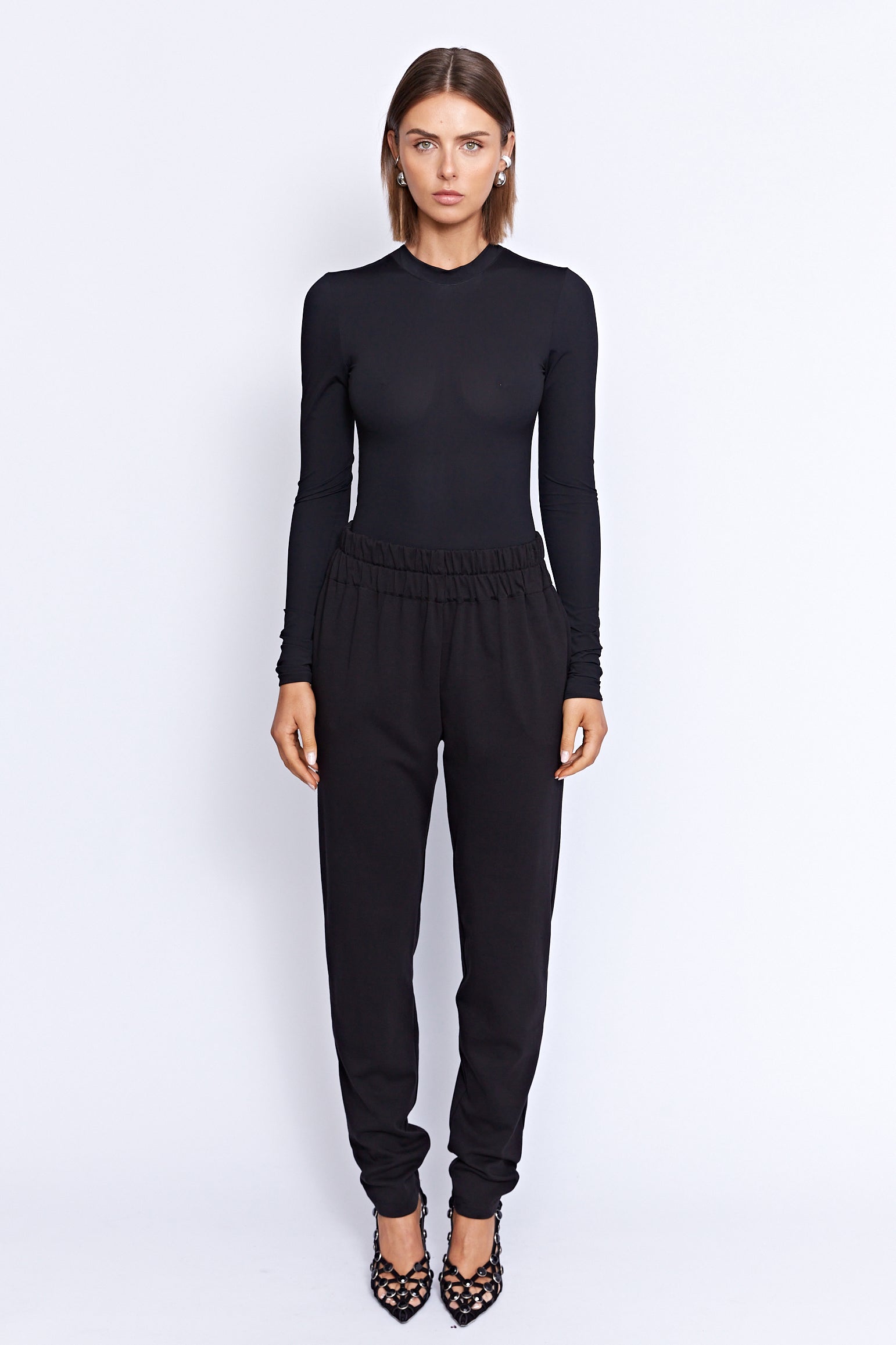 BASSETTE JERSEY PANT | BLACK