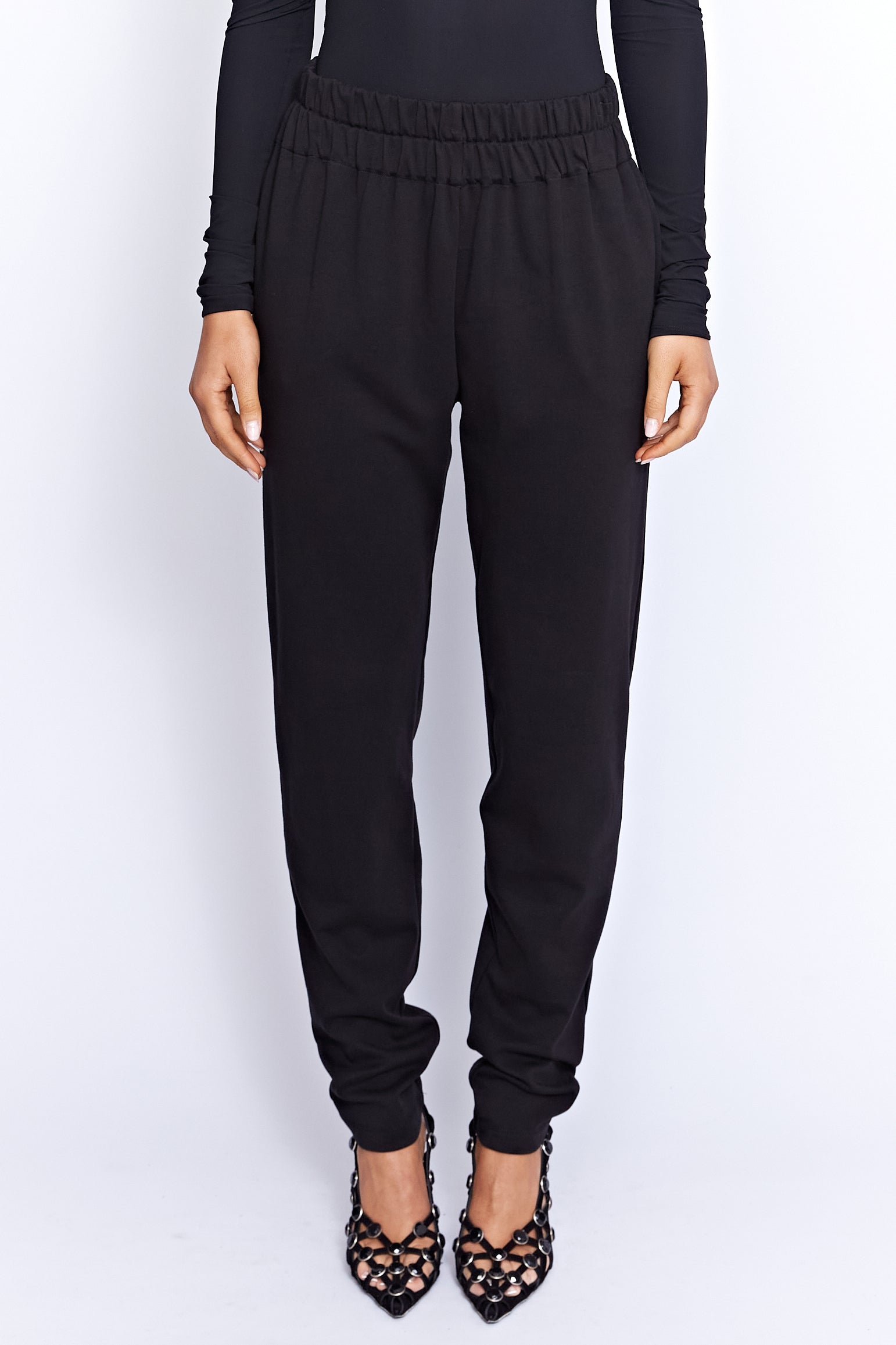 BASSETTE JERSEY PANT | BLACK