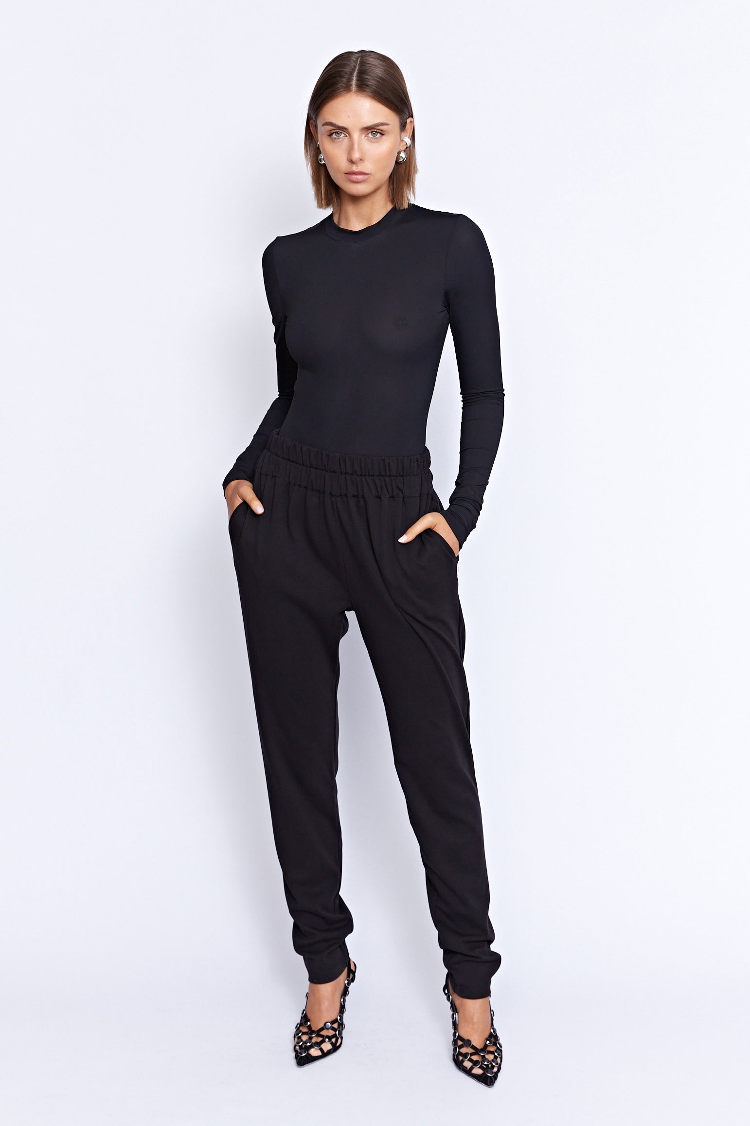 BASSETTE JERSEY PANT | BLACK