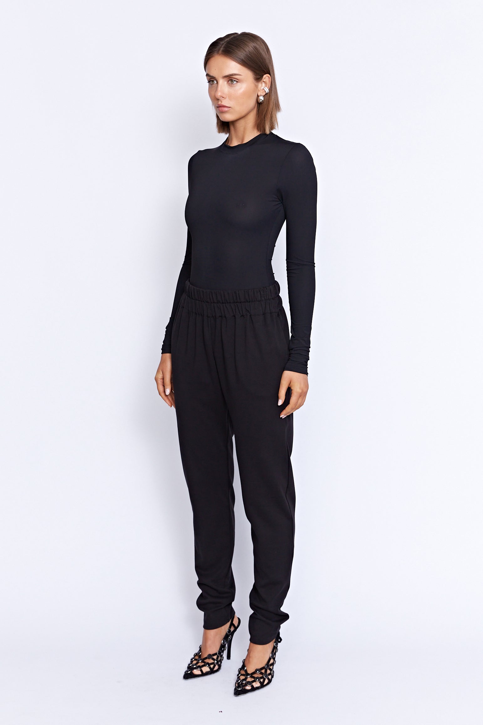 BASSETTE JERSEY PANT | BLACK